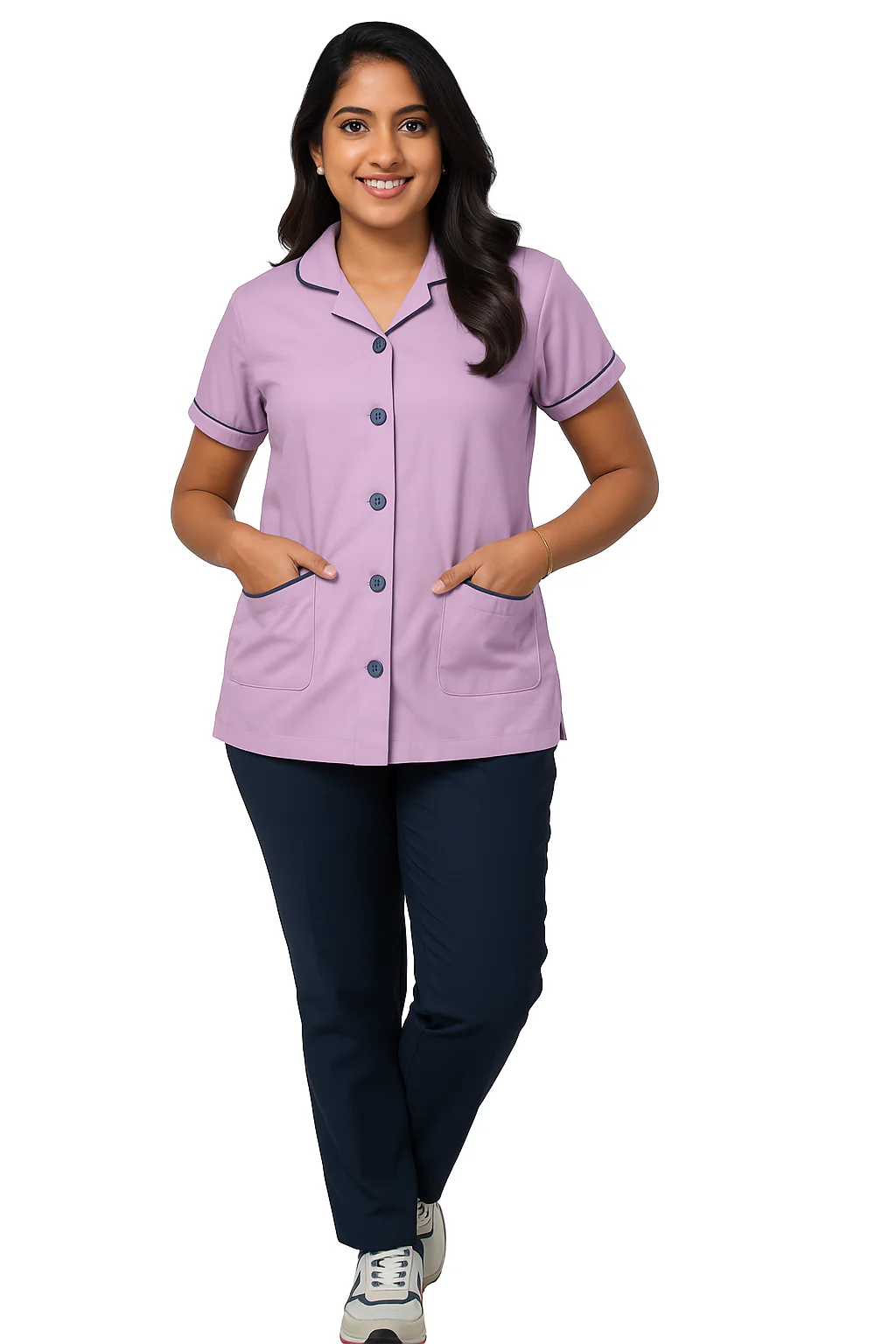 Female Nurse Uniform Light Purple