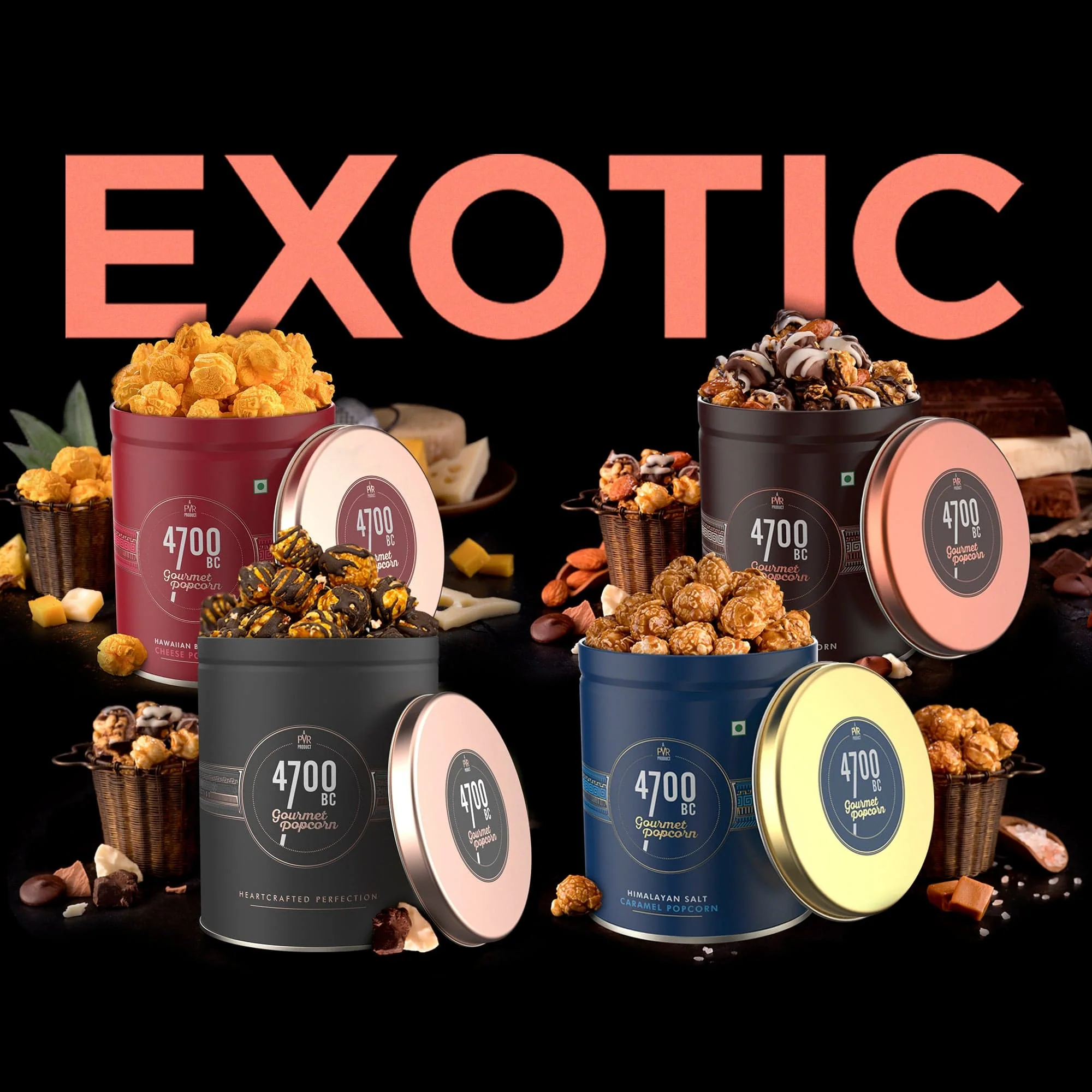 Festive Gift Box (4 Flavours: 2 Chocolate, Cheese and Caramel) - Image 4