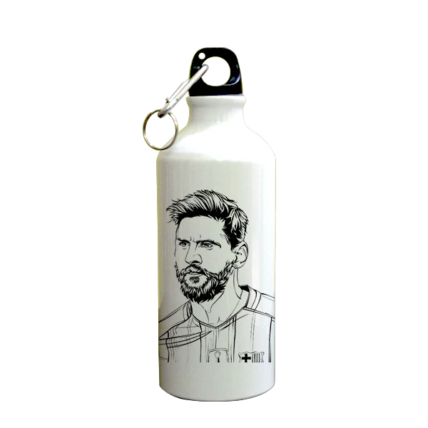 FIFA Player Printed Sipper (600ml, Aluminium)