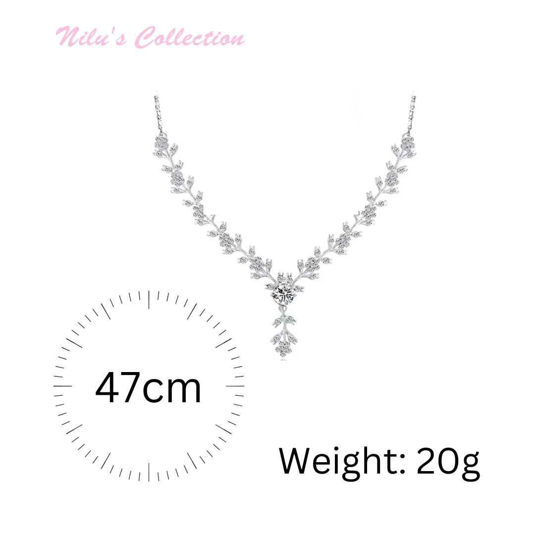 Fine Jewellery Set Necklace With Earrings Wedding Fashion Trinkets For Women - Image 6