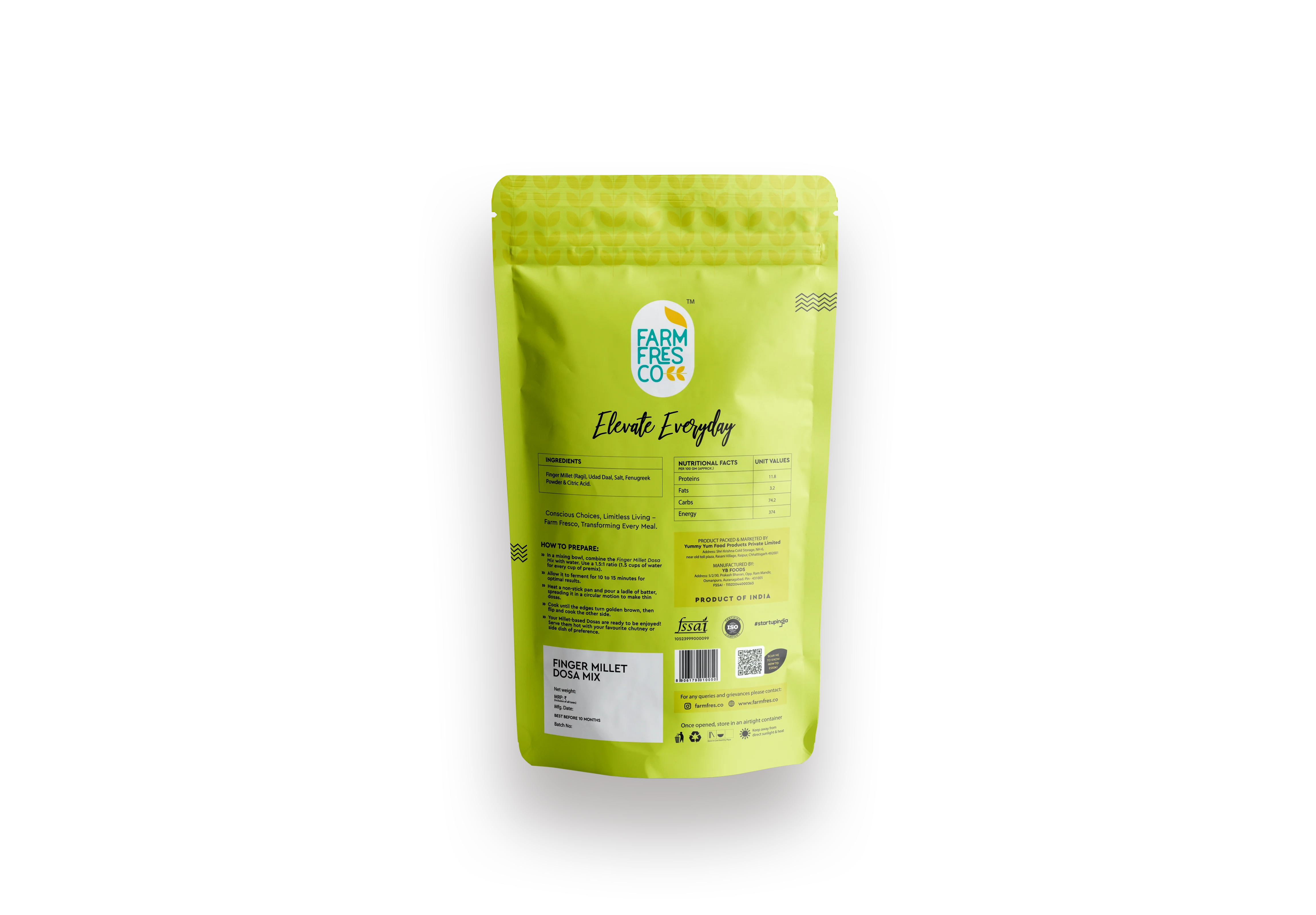 Finger Millet Dosa (Ragi Dosa) | 165g, Pack of 1 - Image 6
