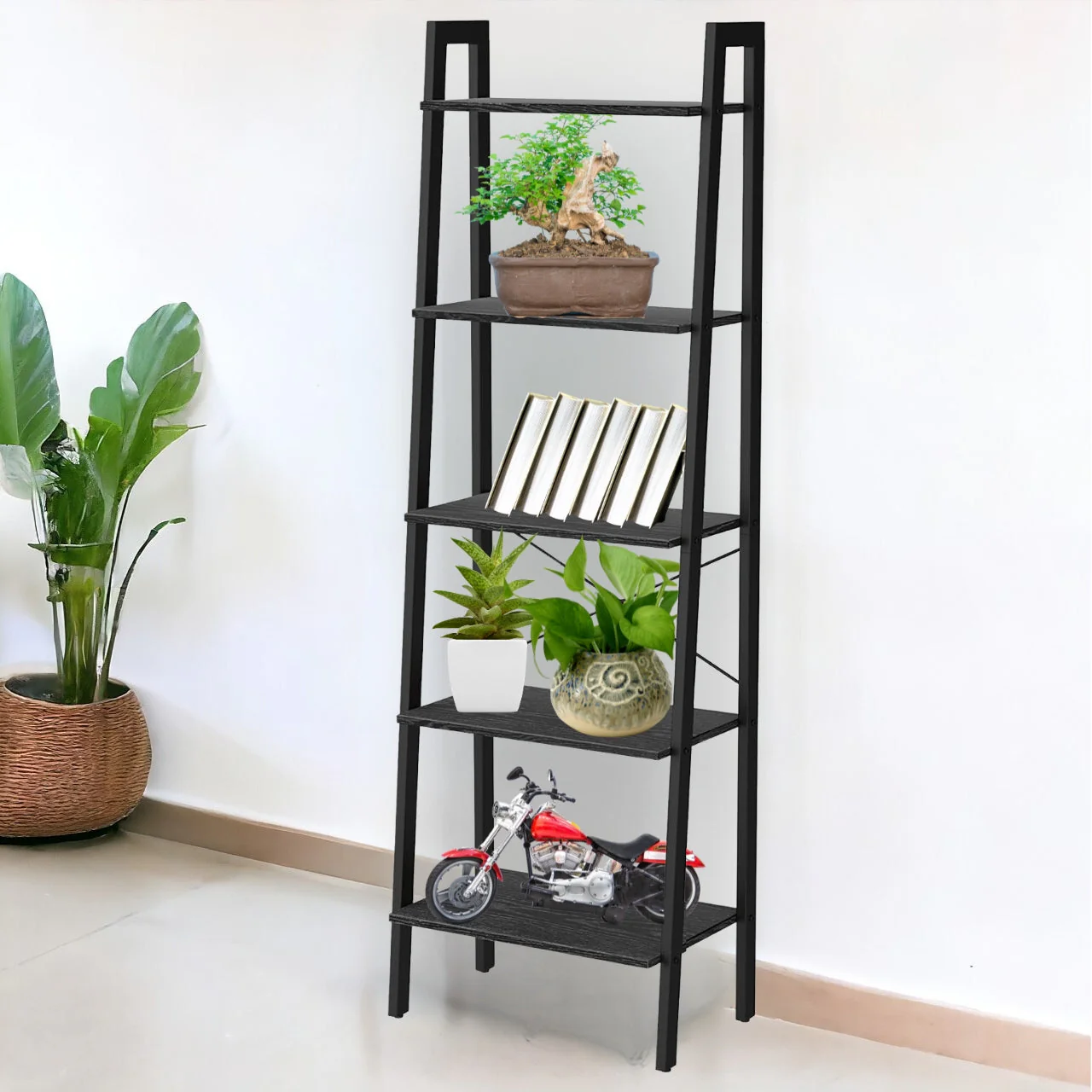 Finn Metal Plant & Utility Stand – 5-Tier Heavy-Duty Rack