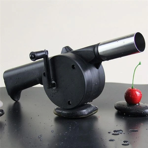 FireStarter: Portable Hand Crank BBQ Air Blower for Quick Fire Starting & Outdoor Grilling - Image 4