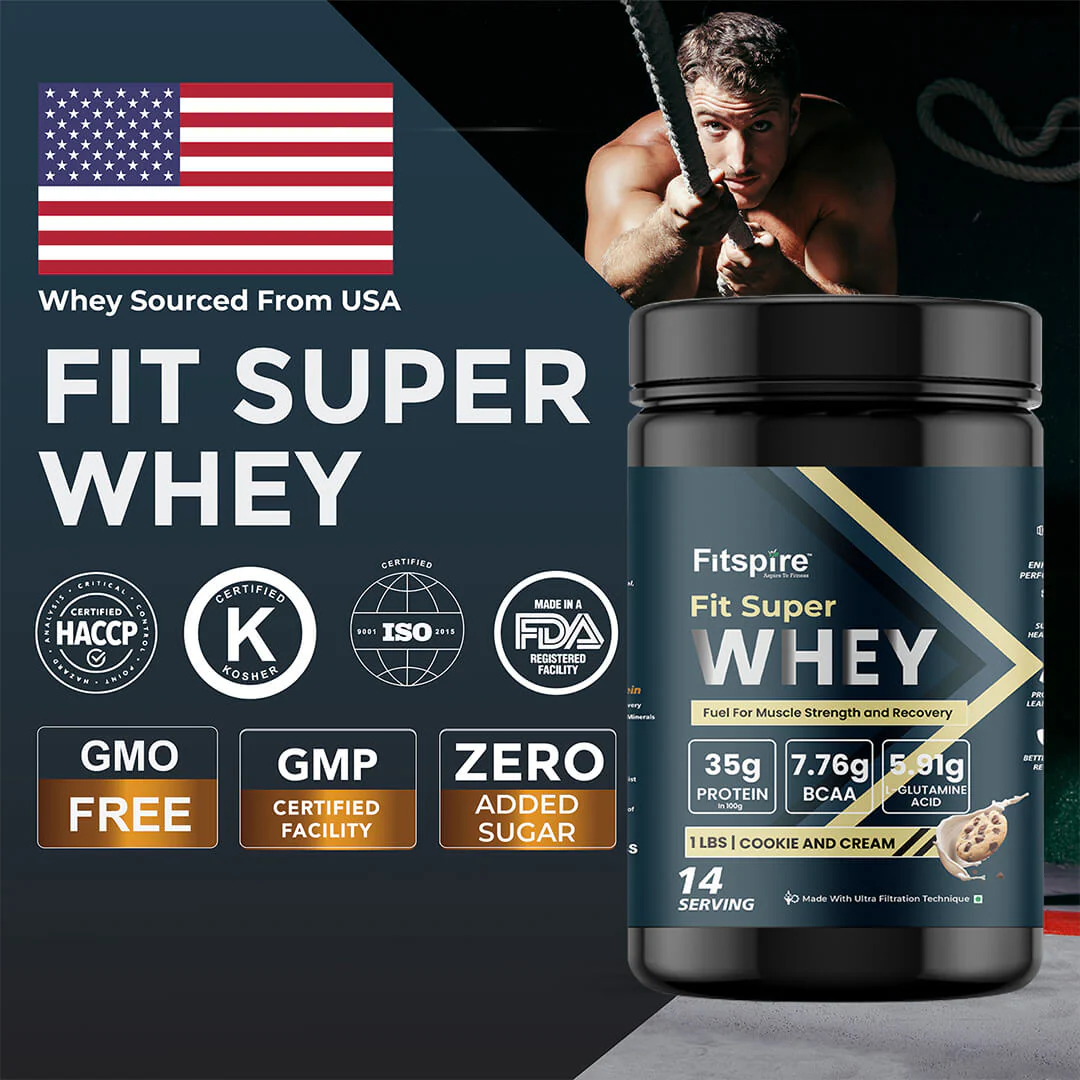 Fit Nitra Whey Protein With Gym Bag, Shaker and 2 Energy Bar - Image 15