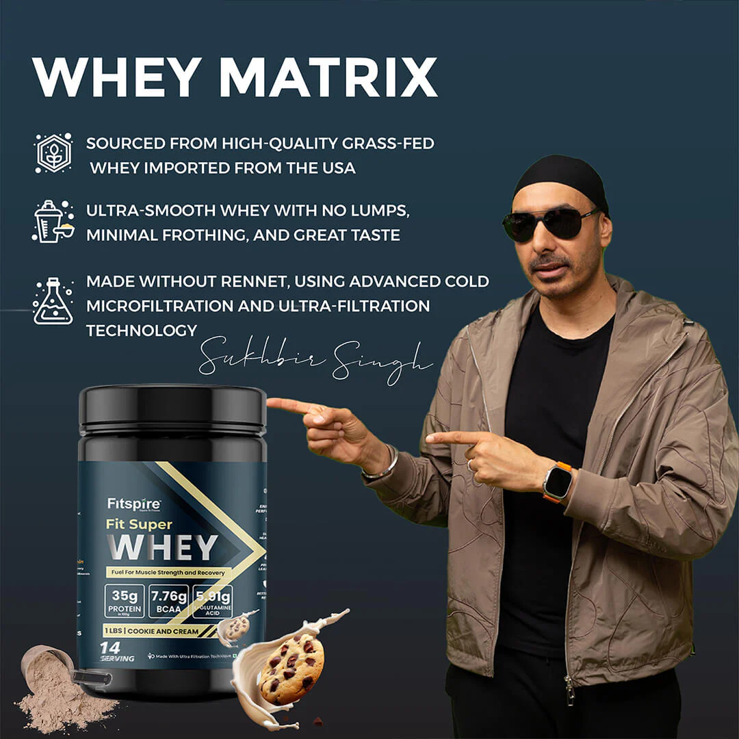 Fit Nitra Whey Protein With Gym Bag, Shaker and 2 Energy Bar - Image 16