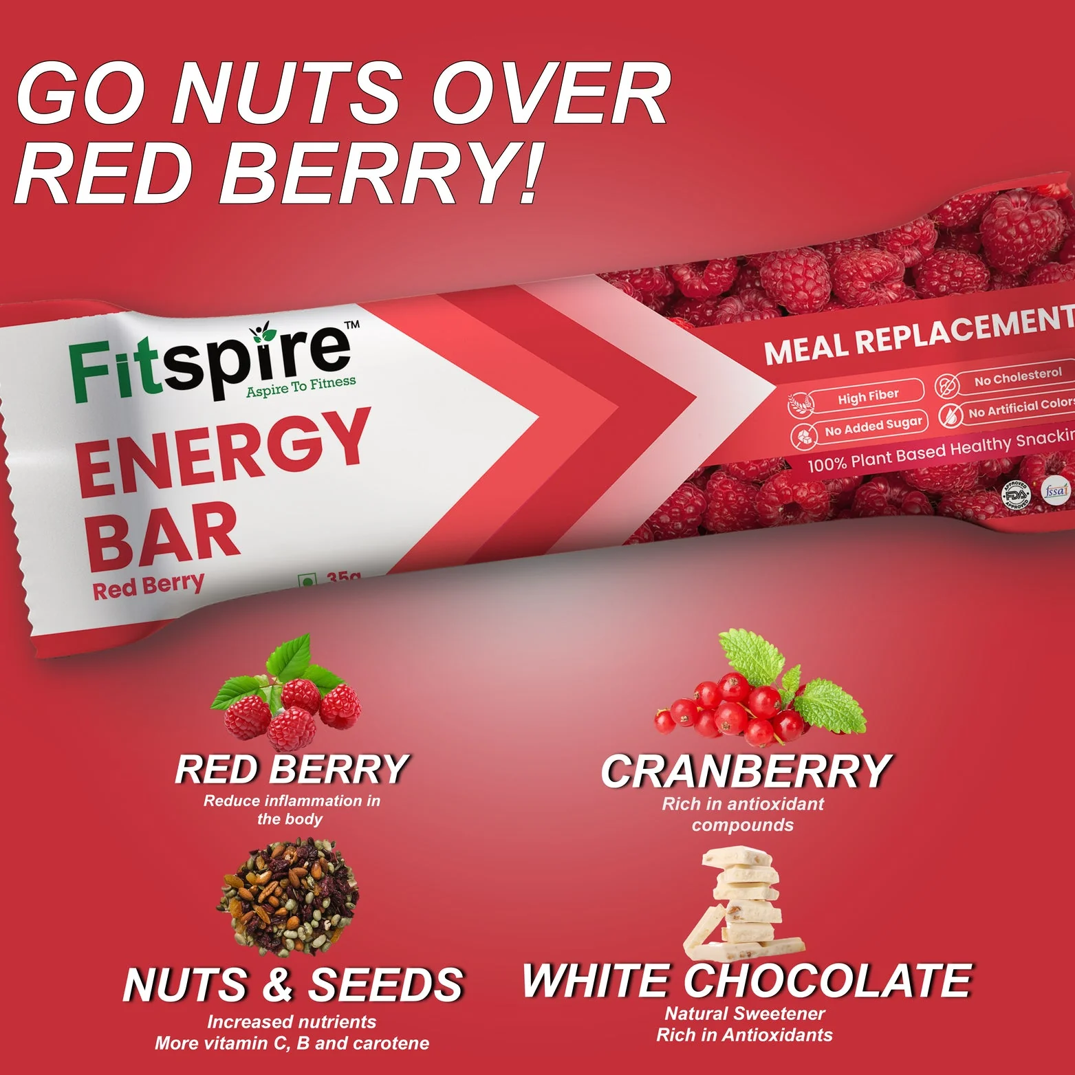 Fit Nitra Whey Protein With Gym Bag, Shaker and 2 Energy Bar - Image 23