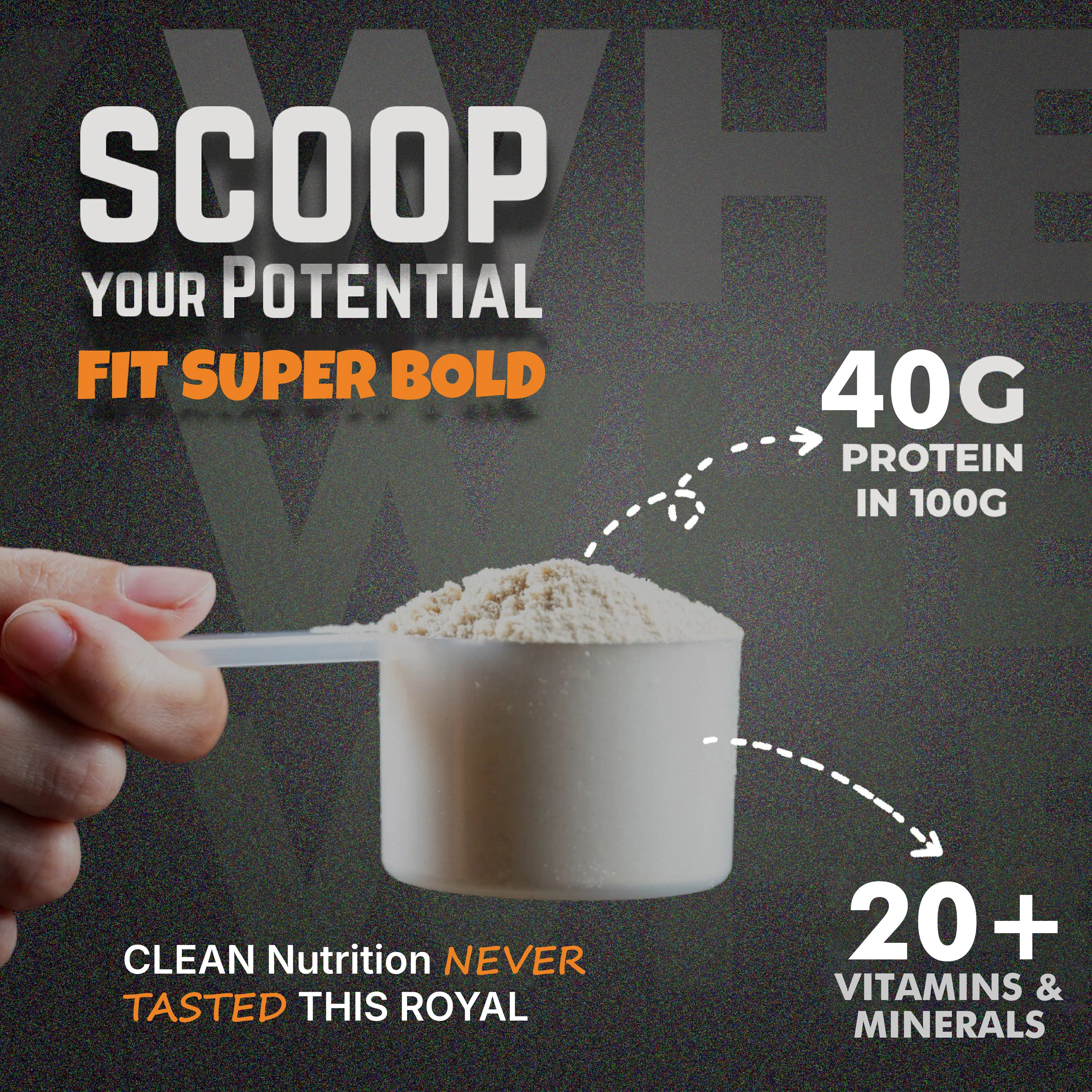 Fit Super Bold Protein – Badam Kesar Pista (4 LBS) - Image 3