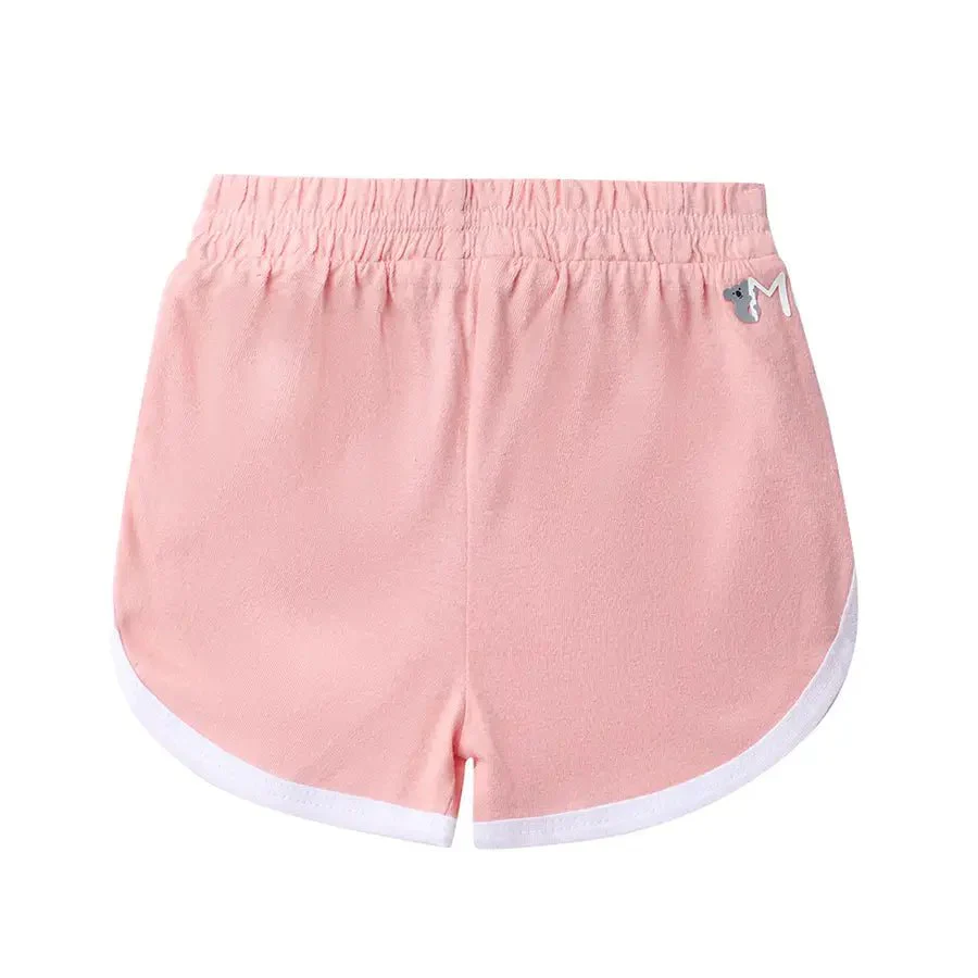 Flamingo Print Baby Girl Shorts (Pack Of 3) - Image 7