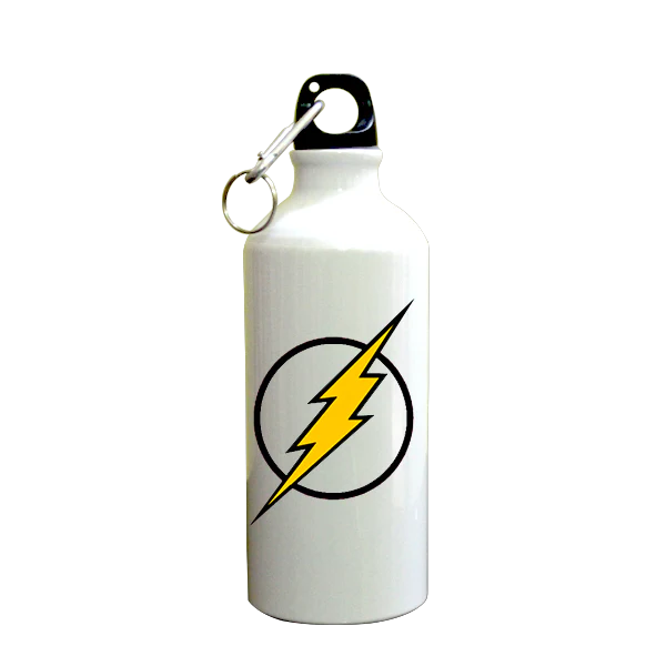Flash SuperHero Printed Sipper (600ml, Aluminium)