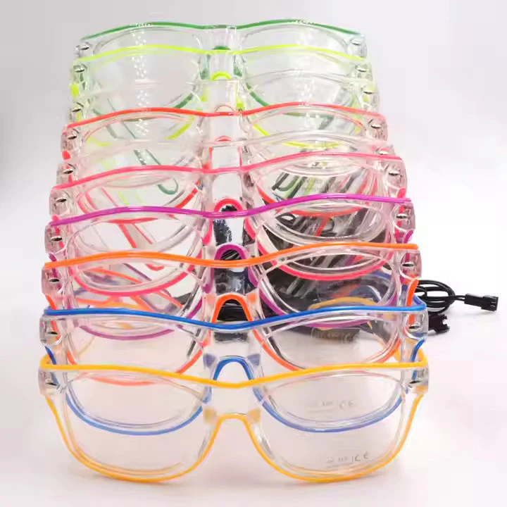 Flashing Led Party Glasses EL Wire For Party, Festivals And Nightclubs 1PC - Image 2