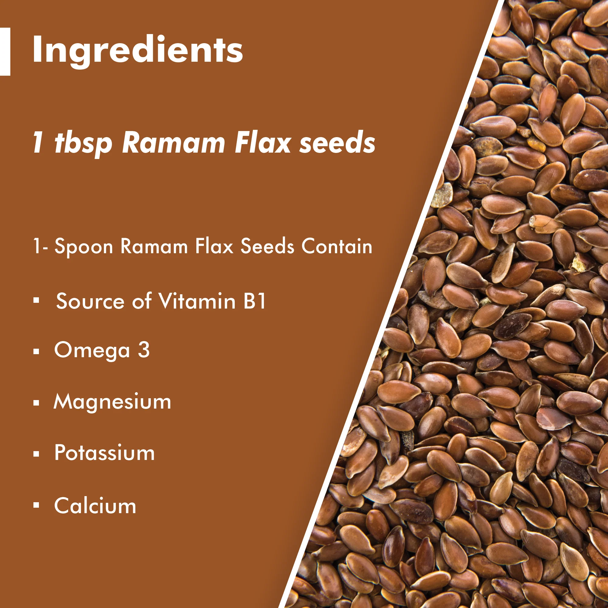 Flax Seeds 400g (Pack of 2) - Image 2
