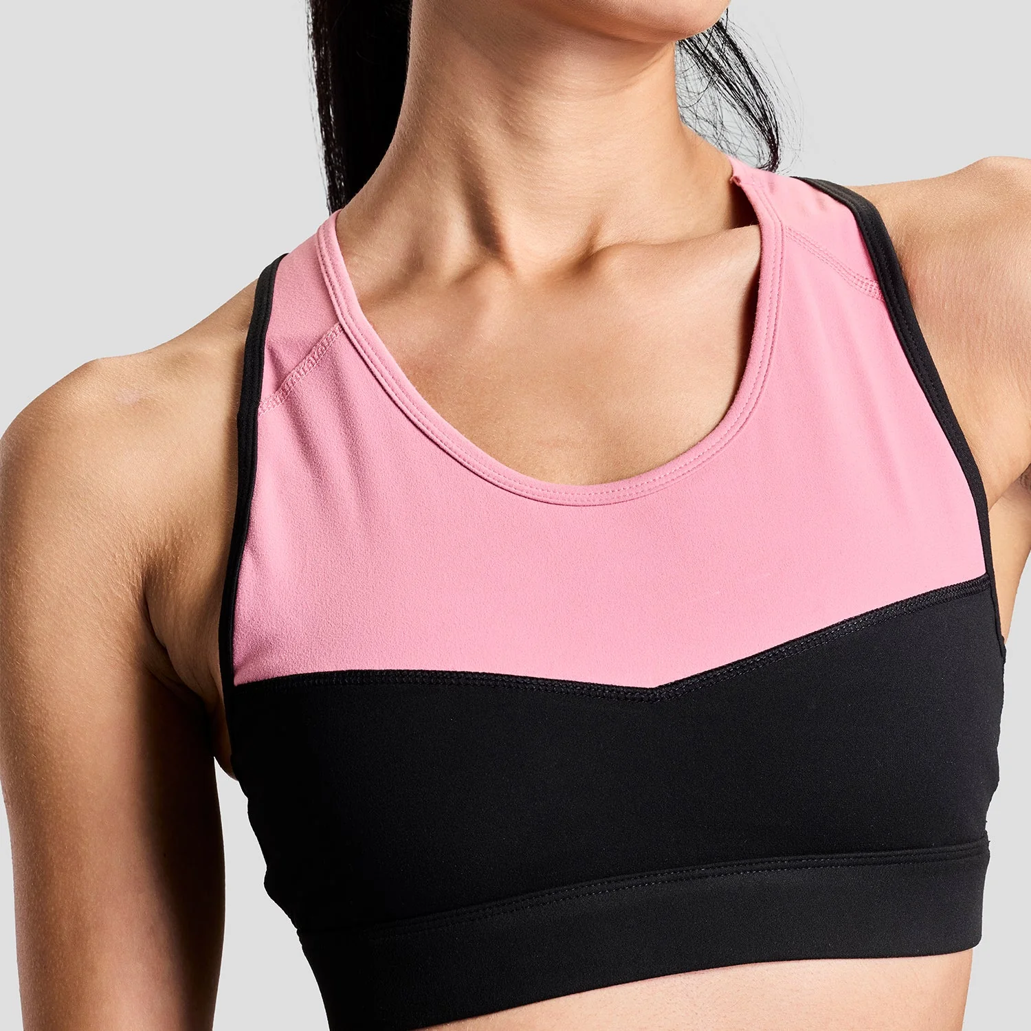 Flexform Sports Bra - Pink/Black - Image 7