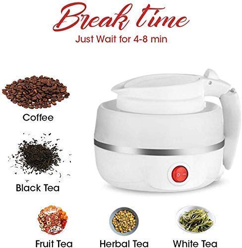 FlexiKettle: Foldable Electric Silicone Kettle with Fast Boiling, 600ml Capacity & Boil-Dry Protection for Travel & Home Use - Image 5