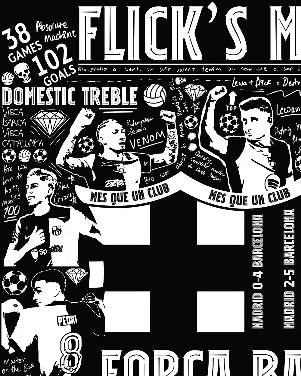 Flick's Mafia 24/25 Barca Oversized - Image 4