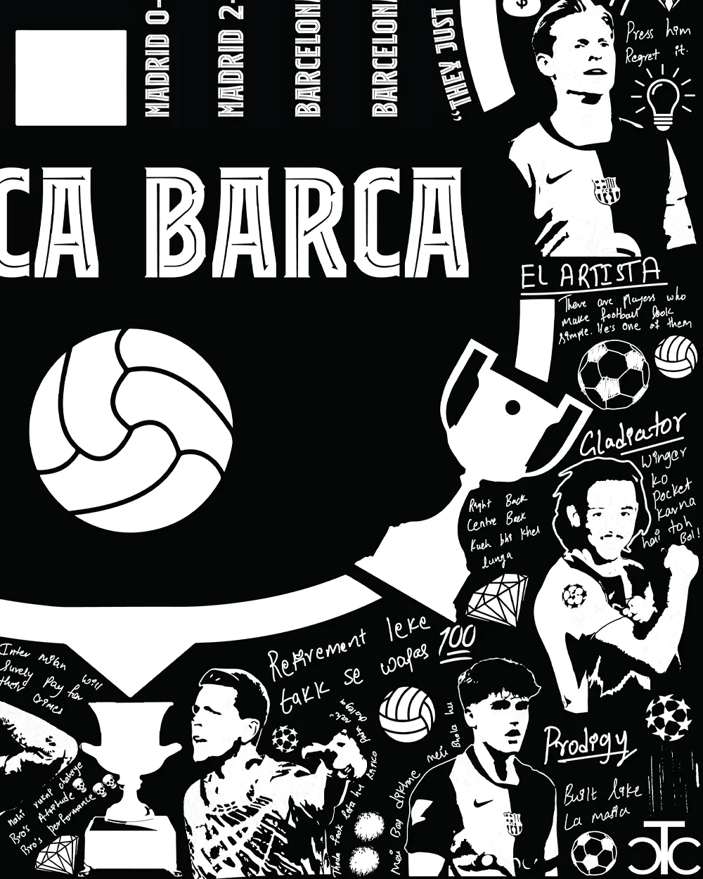 Flick's Mafia 24/25 Barca Oversized - Image 6