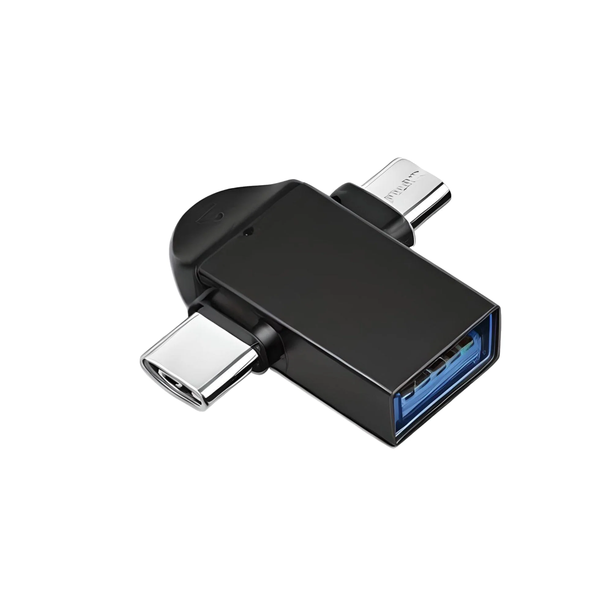 Flixx 2-in-1 OTG Adapter with Micro USB & Type-C Ports - Image 8