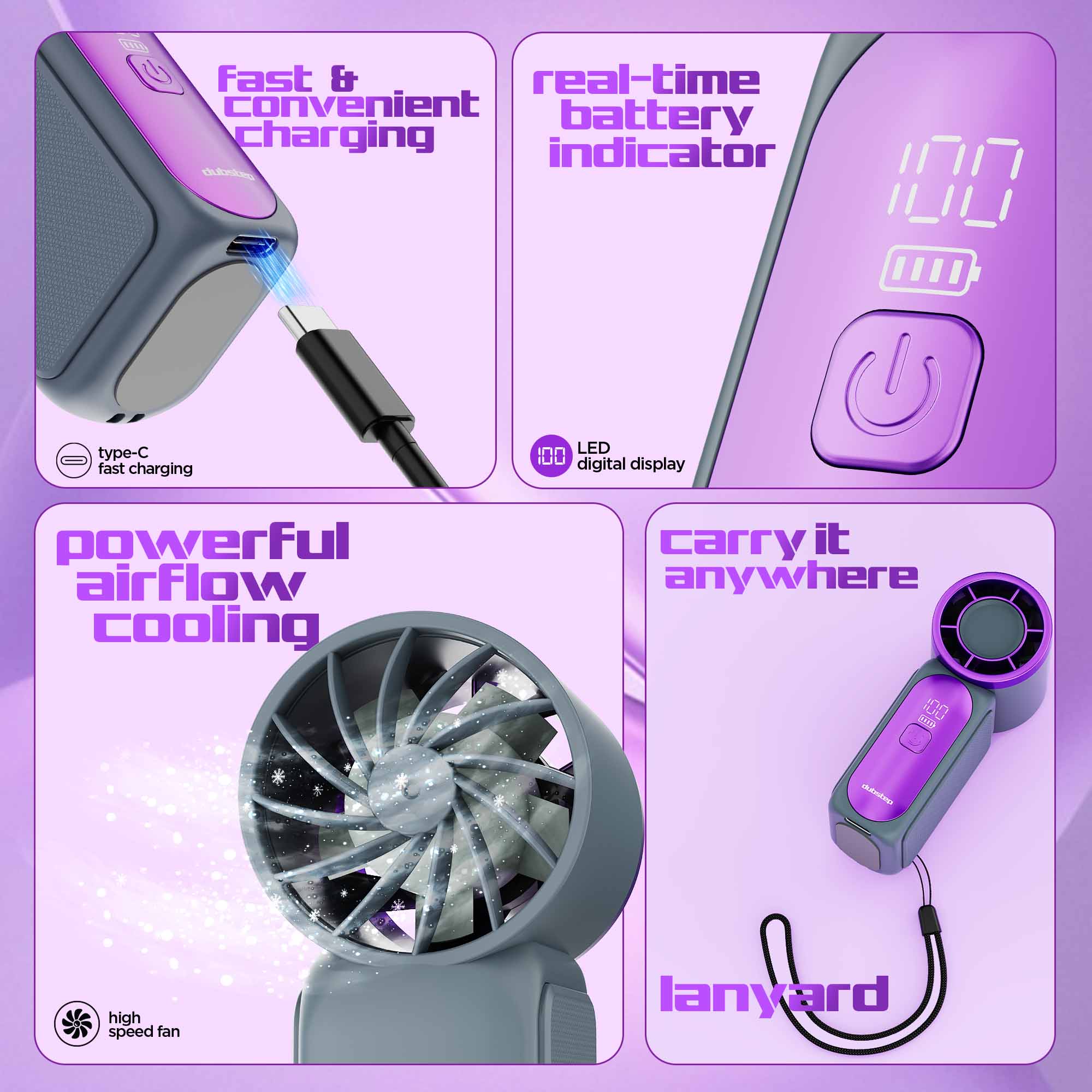 Flo mini (mini handheld cooling fan) - Image 10