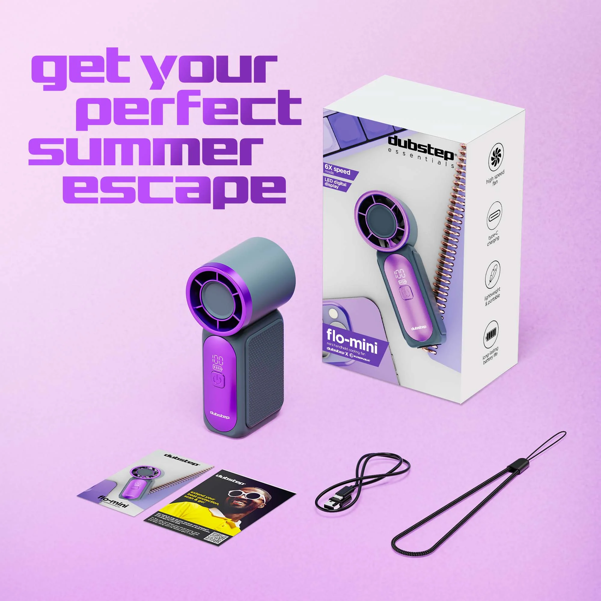 Flo mini (mini handheld cooling fan) - Image 18