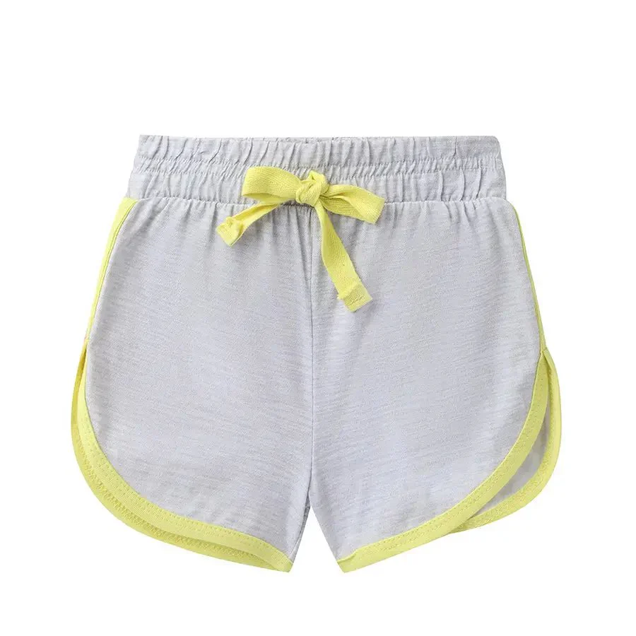 Floral Bird Print Baby Girl Shorts (Pack Of 3) - Image 4