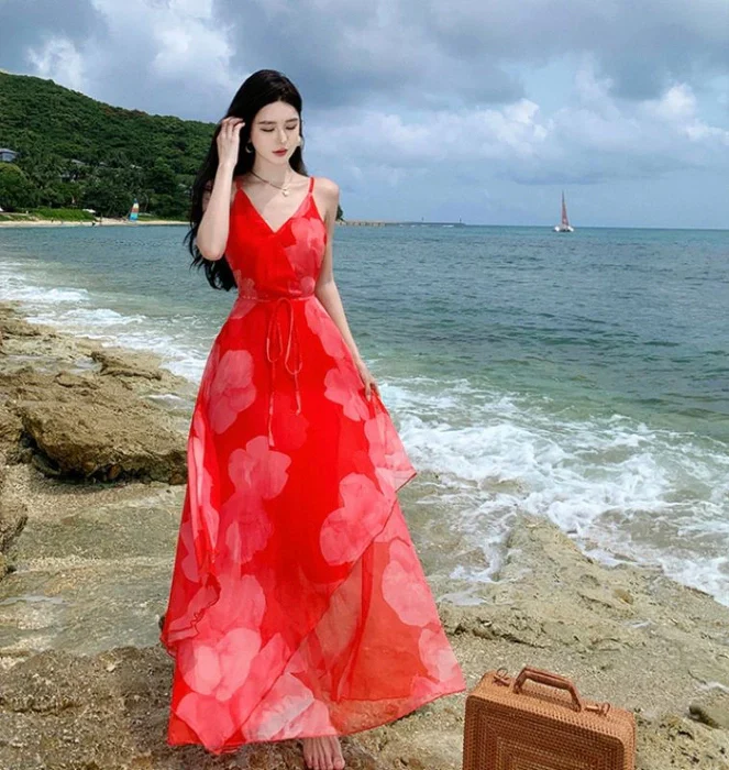 Floral Vacation Dress