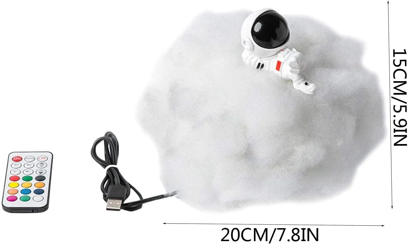 Fluffy Cloud Astronaut Light (With Remote) - Image 6