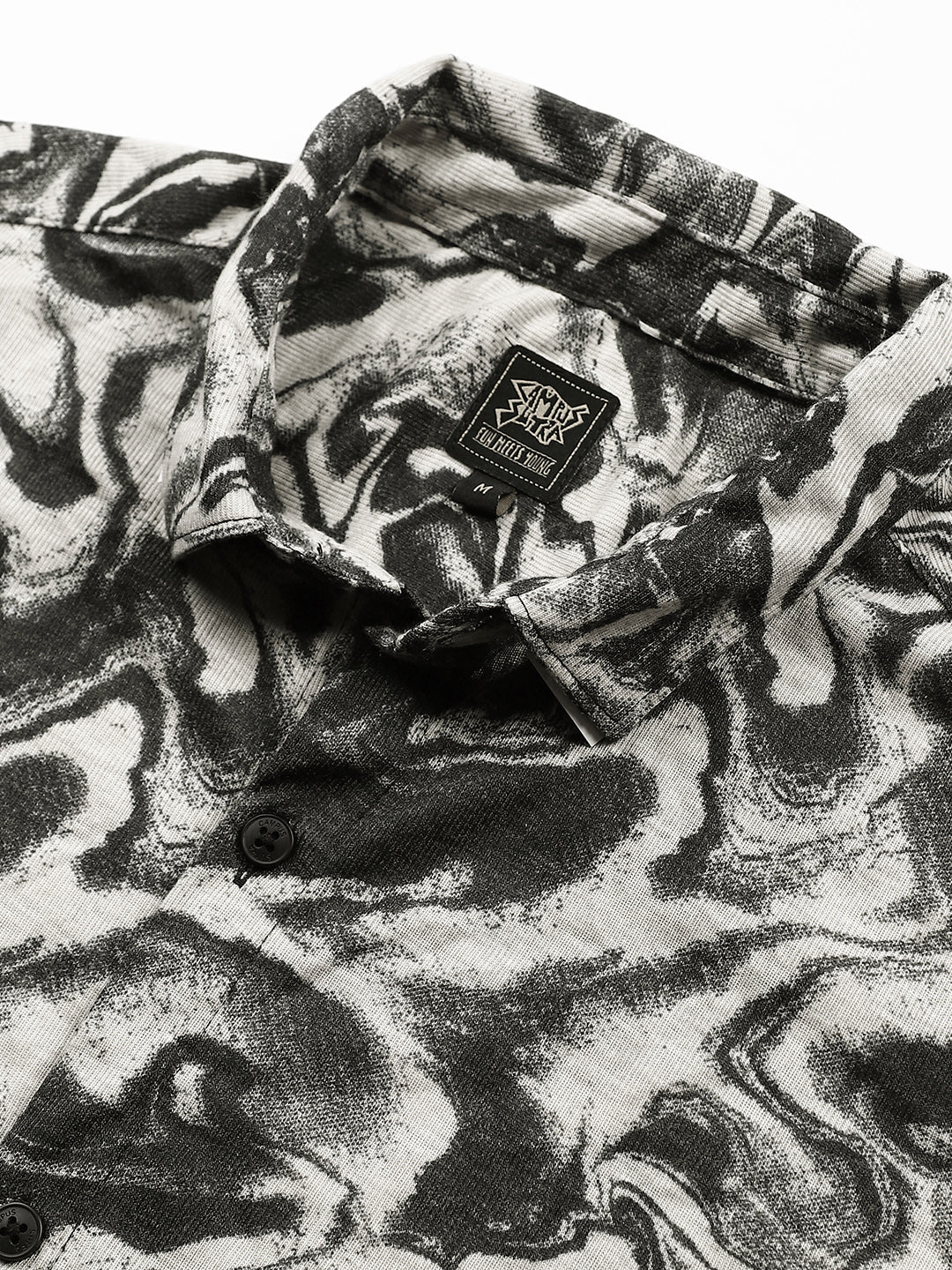 Fluid-Marble Textured Shirt - Image 8