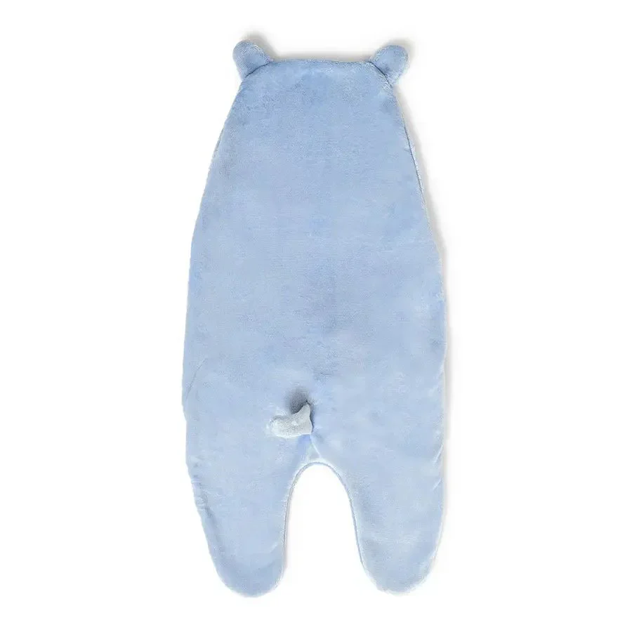 Flurry Knitted Baby Hooded Wrap Blanket - Image 3