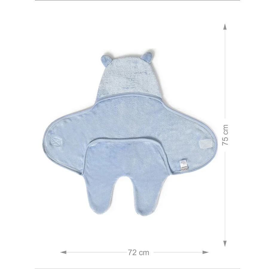 Flurry Knitted Baby Hooded Wrap Blanket - Image 7