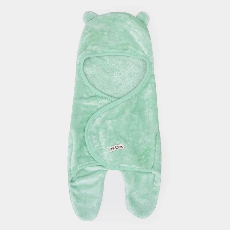 Flurry Knitted Hooded Wrap Blanket Cotton - Image 2