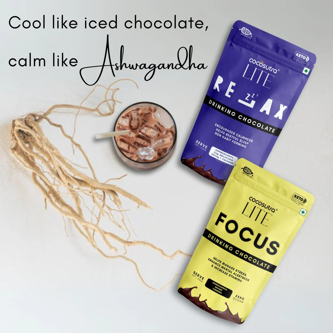 FOCUS & RELAX Sugar Free Drinking Chocolate Mix