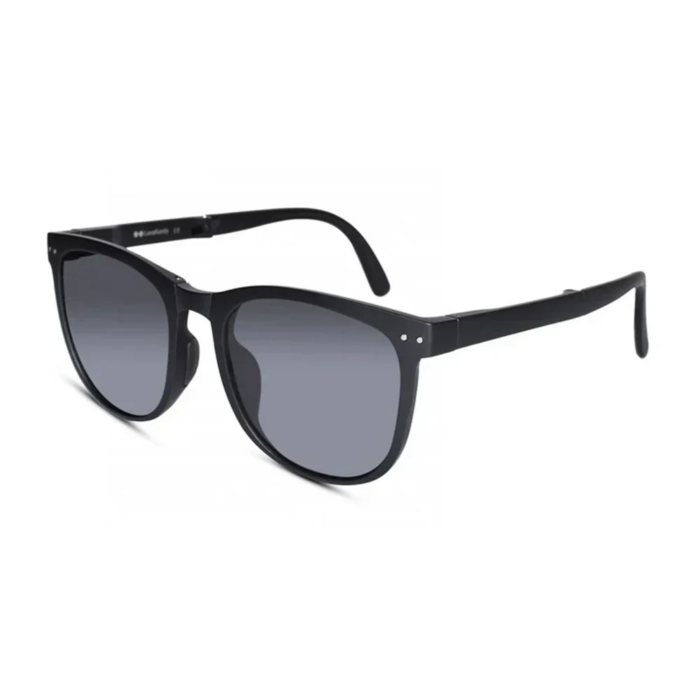 Foldable Matt Brown Wayfarer Sunglasses - Image 12