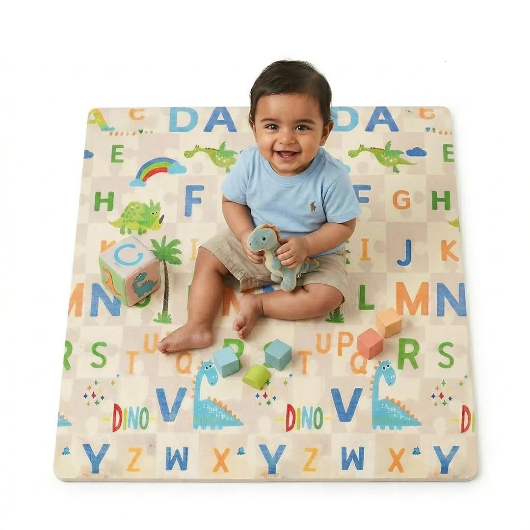 Foldable Play Mat | 3 Fold with zip slider bag