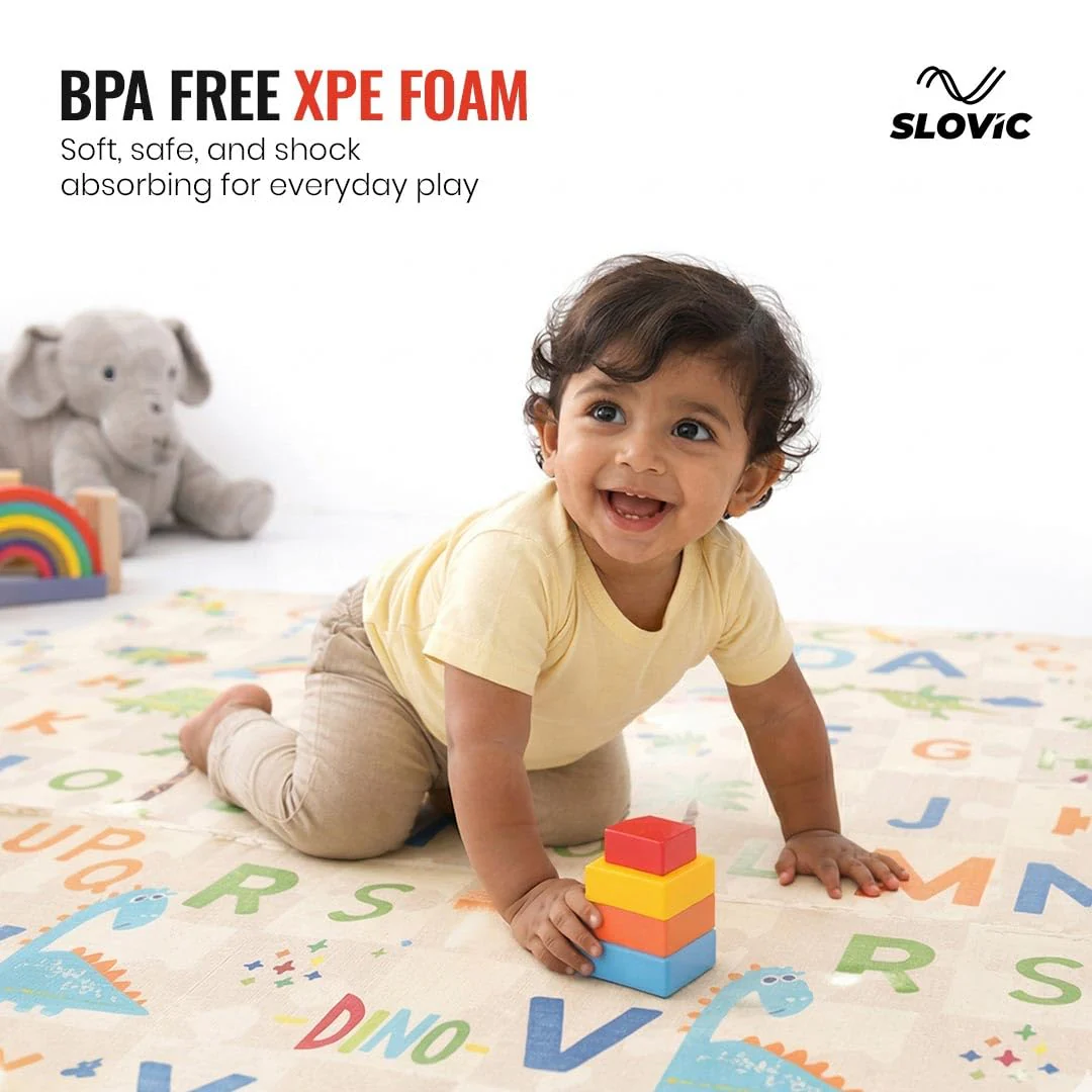 Foldable Play Mat | 3 Fold with zip slider bag - Image 7