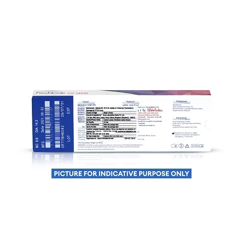 Freshlook FLCC OneDay ALLURE BLUE Color Contact Lens 10 Lens Box - Image 10