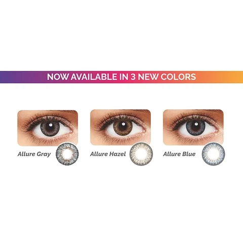 Freshlook FLCC OneDay ALLURE HAZEL Color Contact Lens 10 Lens Box - Image 4
