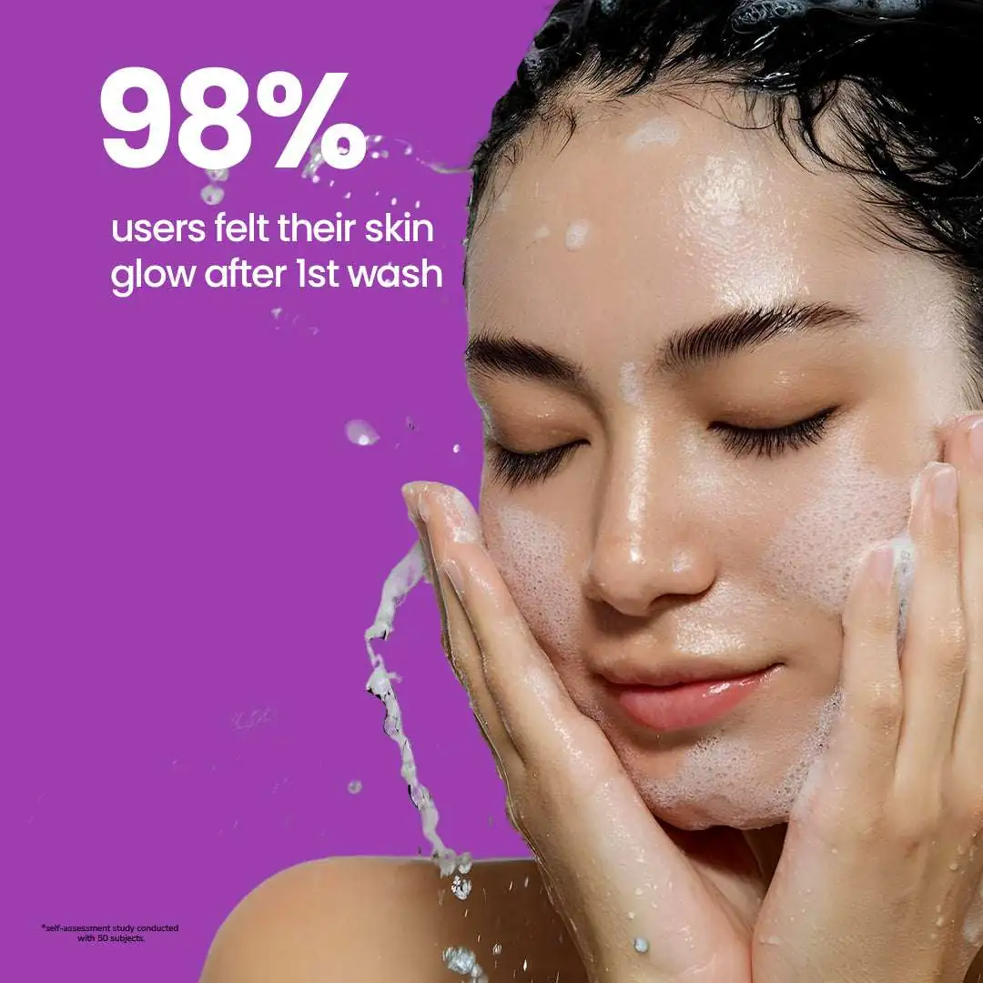 FreshLuxe Brightening Combo | AYUSH-Approved Skincare with Rice Water & Lactic Acid Combo Pack of Scrub, Facewash, Shower Gel & Body Lotion 200ml each. - Image 10