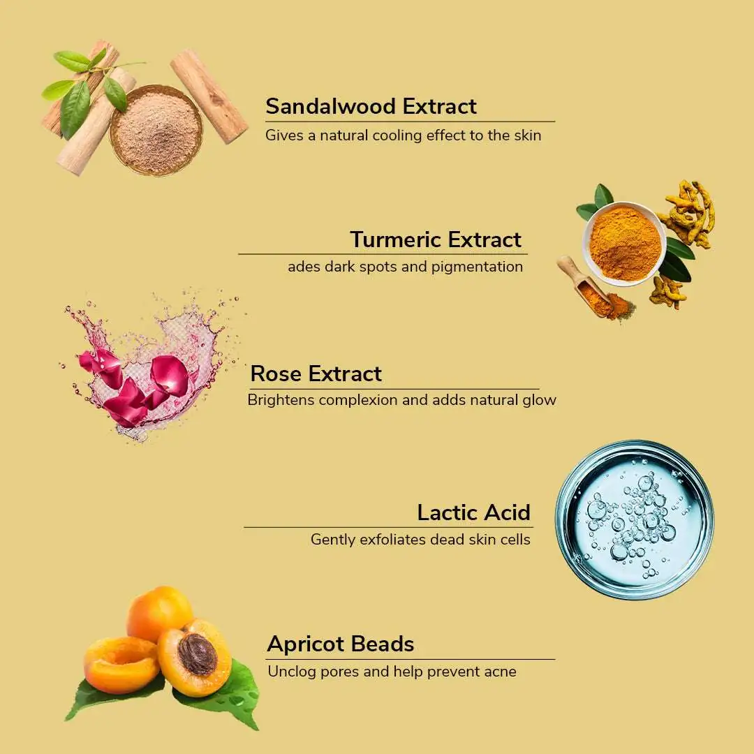 FreshLuxe Brightening Combo | AYUSH-Approved Skincare with Rice Water & Lactic Acid Combo Pack of Scrub, Facewash, Shower Gel & Body Lotion 200ml each. - Image 14