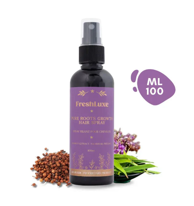 FreshLuxe Hair Growth Spray | Bamboo & Herbal Blend for Strong, Healthy & Shiny Hair | 100 ml - Image 3