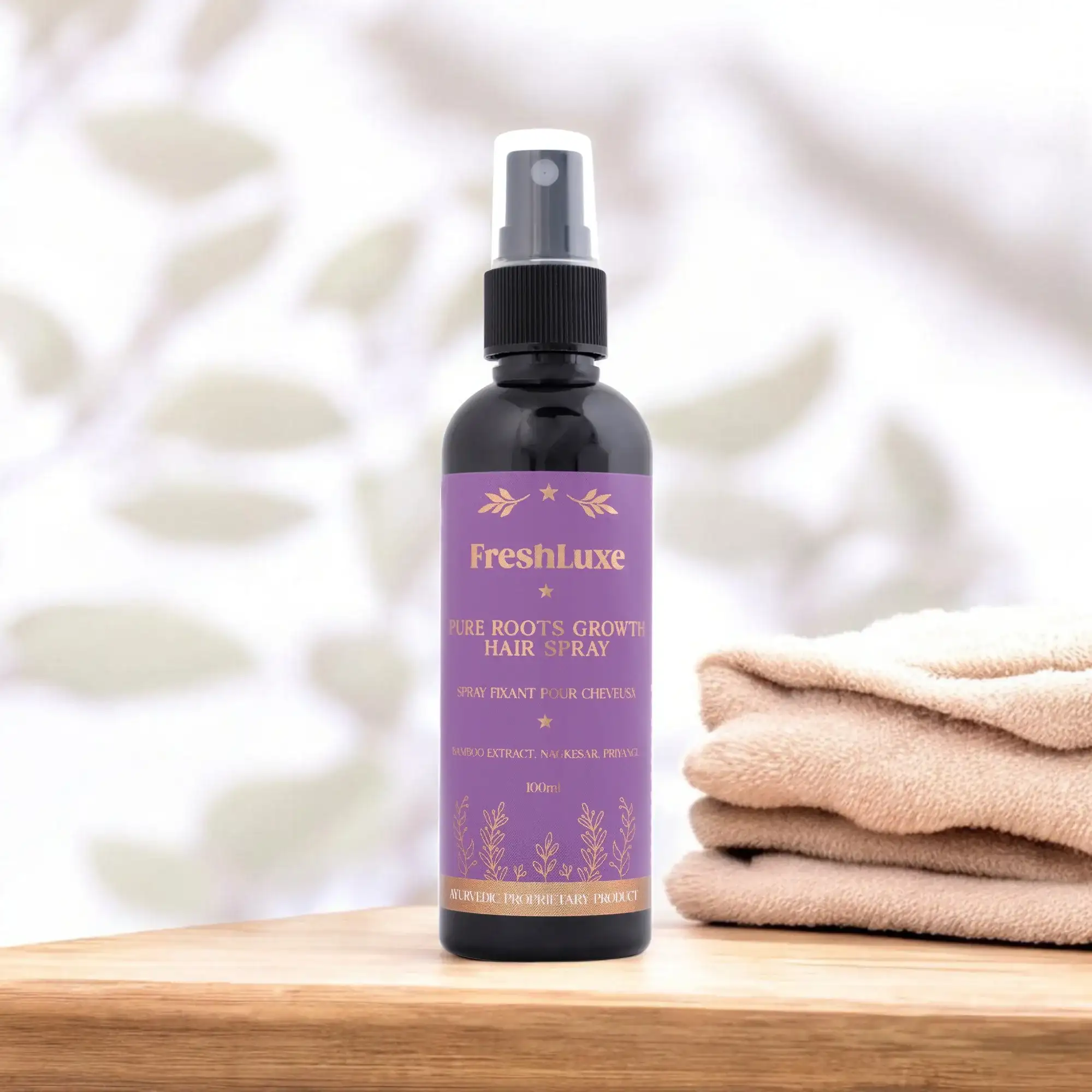 FreshLuxe Hair Growth Spray | Bamboo & Herbal Blend for Strong, Healthy & Shiny Hair | 100 ml - Image 4