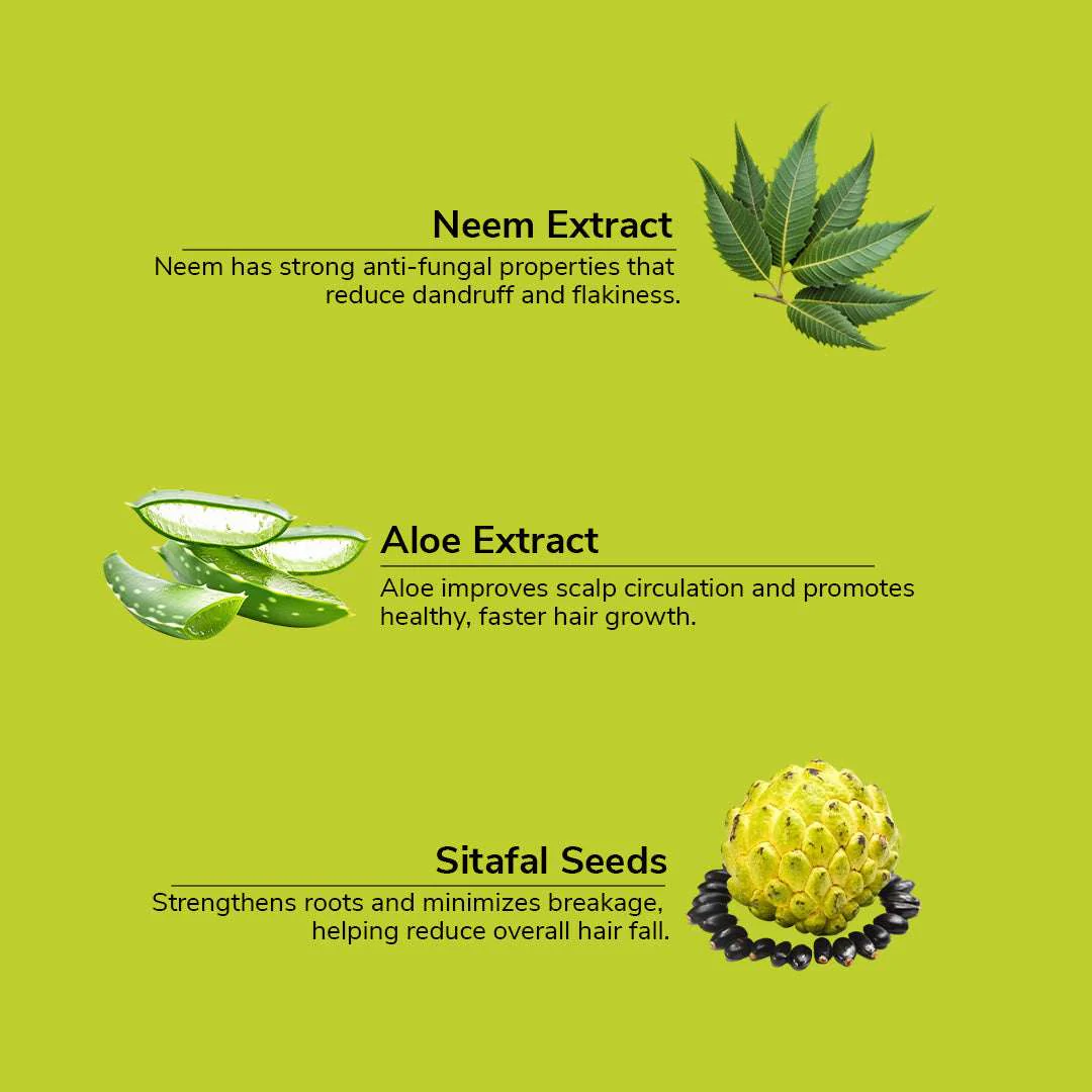 FreshLuxe Pollution Free Skin Combo | AYUSH-Approved | Charcoal, Vitamin C & Neem-Aloe Shampoo for clear and pollution-free skin. - Image 6