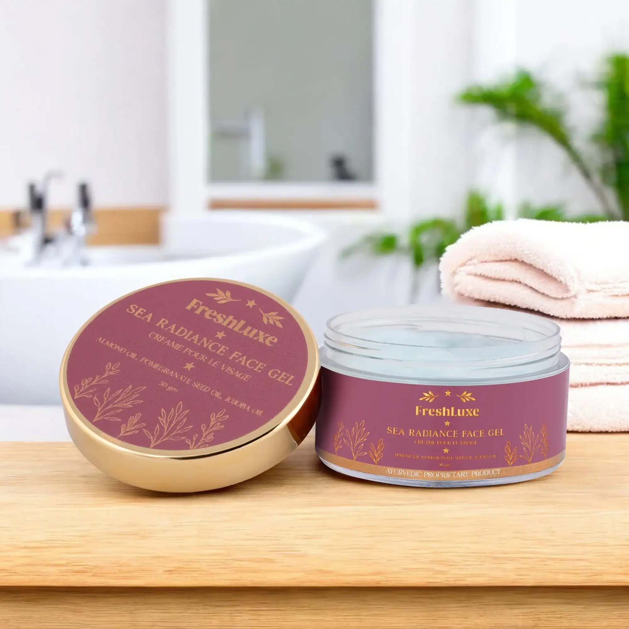 FreshLuxe Sea Radiance Gel Cream | Lightweight Hydration for Soft, Glowing Skin | 50 g - Image 5
