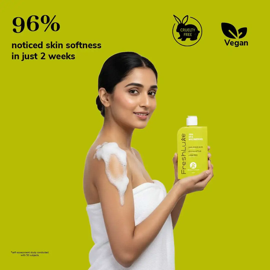 FreshLuxe Zen Spa Body Wash | Soothing & Anti-Bacterial | 200 ml | 400 ml - Image 2