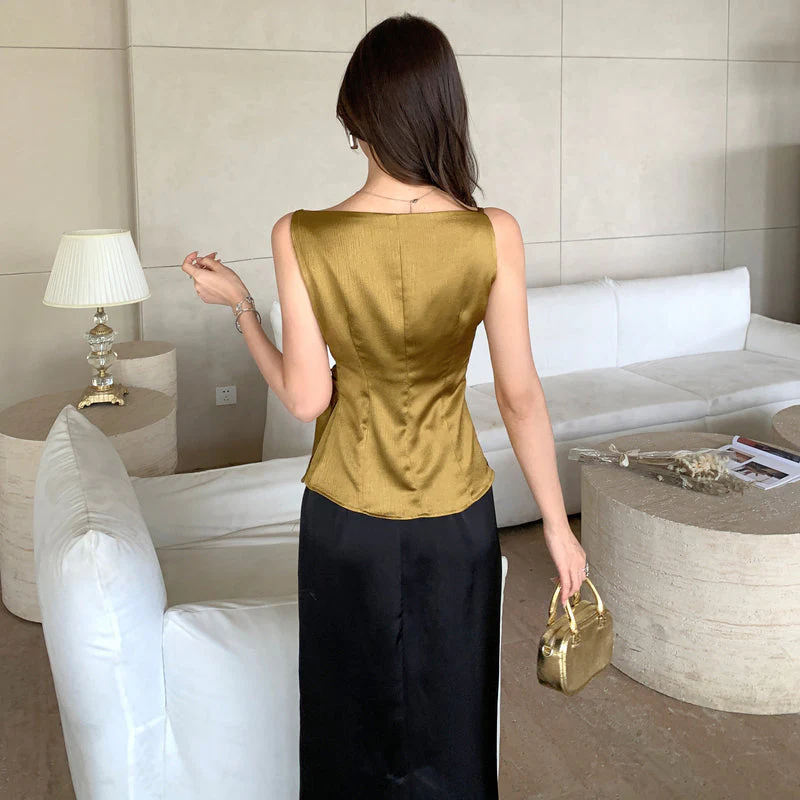 Freya Satin Top - Image 5