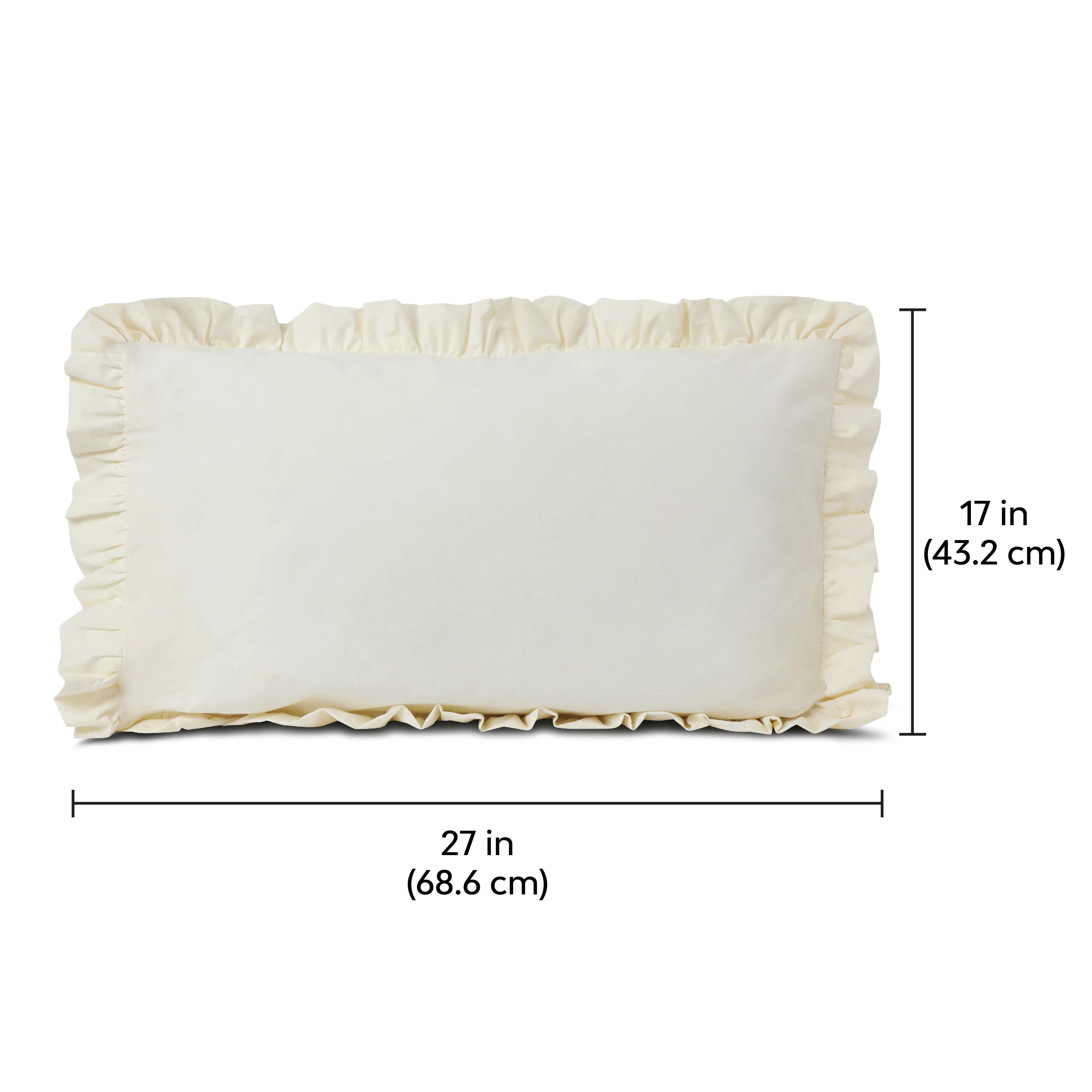 Frill 100% Cotton Bed Pillow Cover | Set Of 2 - Image 7