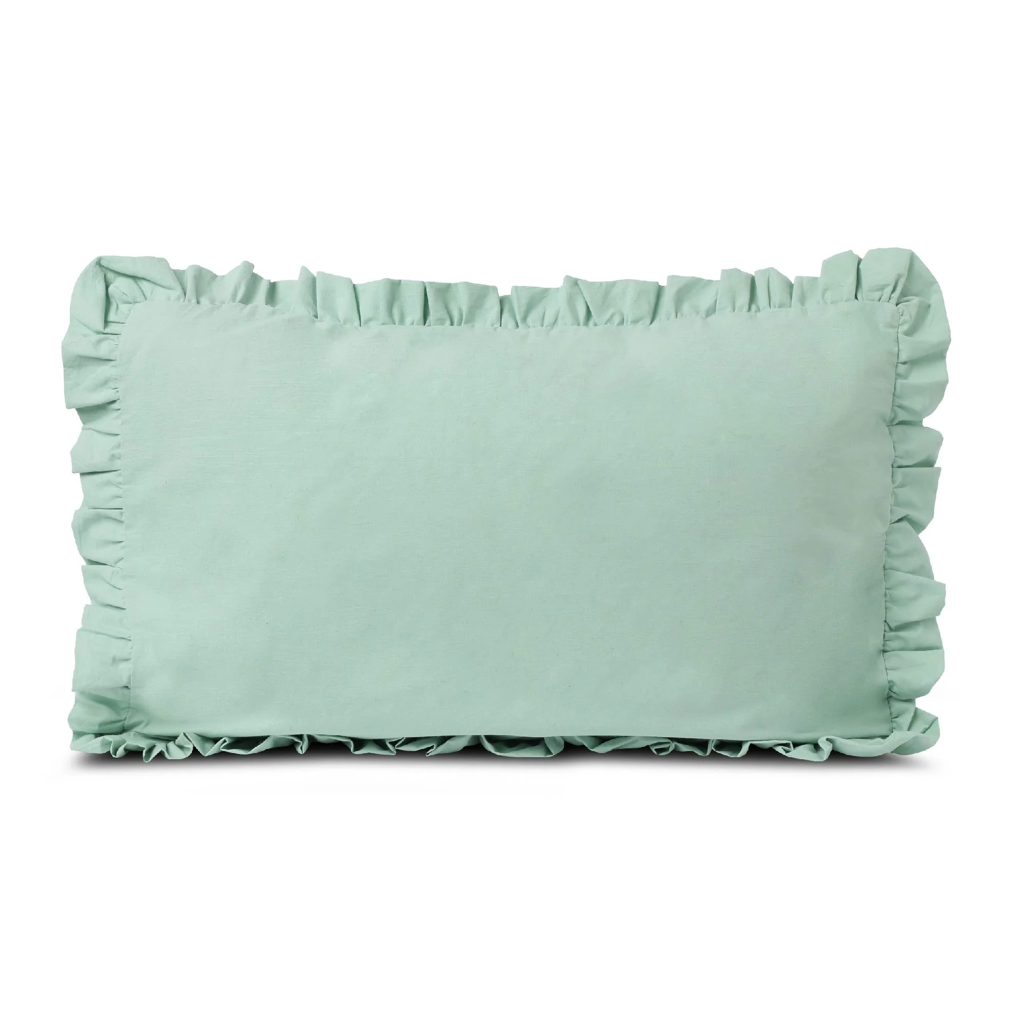 Frill 100% Cotton Bed Pillow Cover | Single - Image 4