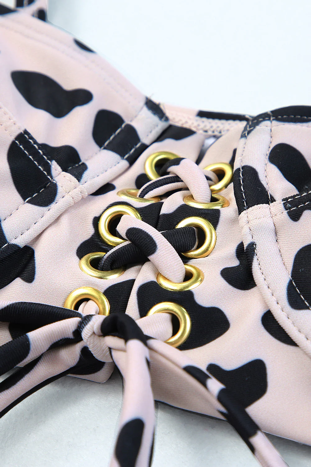 Frilled Leopard High Waist Bikini - Image 10