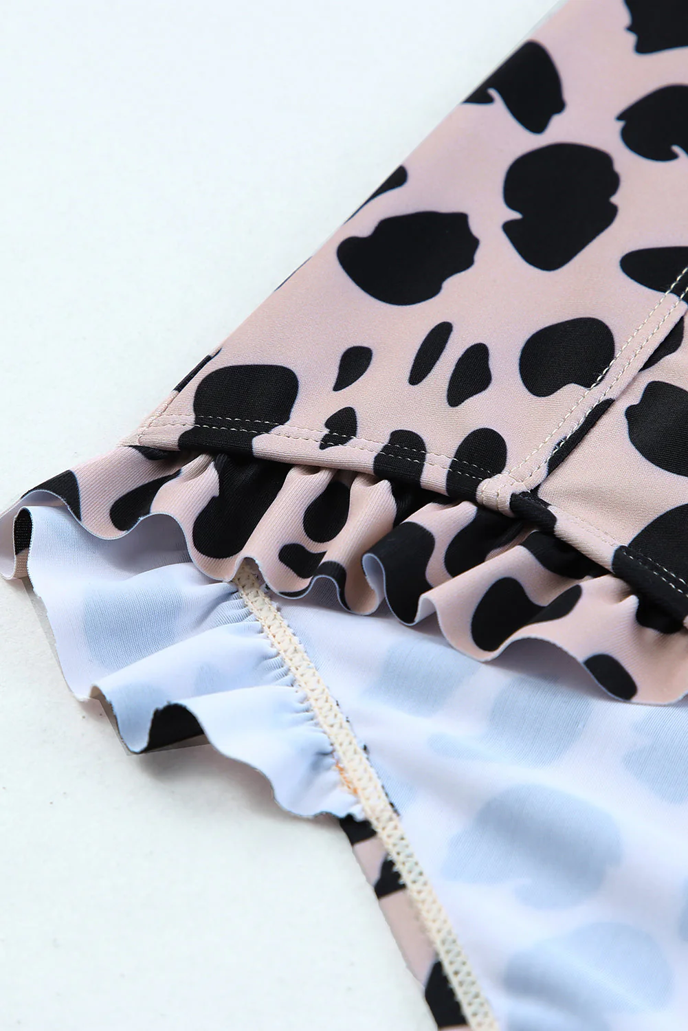 Frilled Leopard High Waist Bikini - Image 12