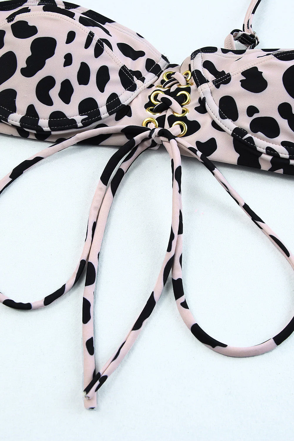 Frilled Leopard High Waist Bikini - Image 14
