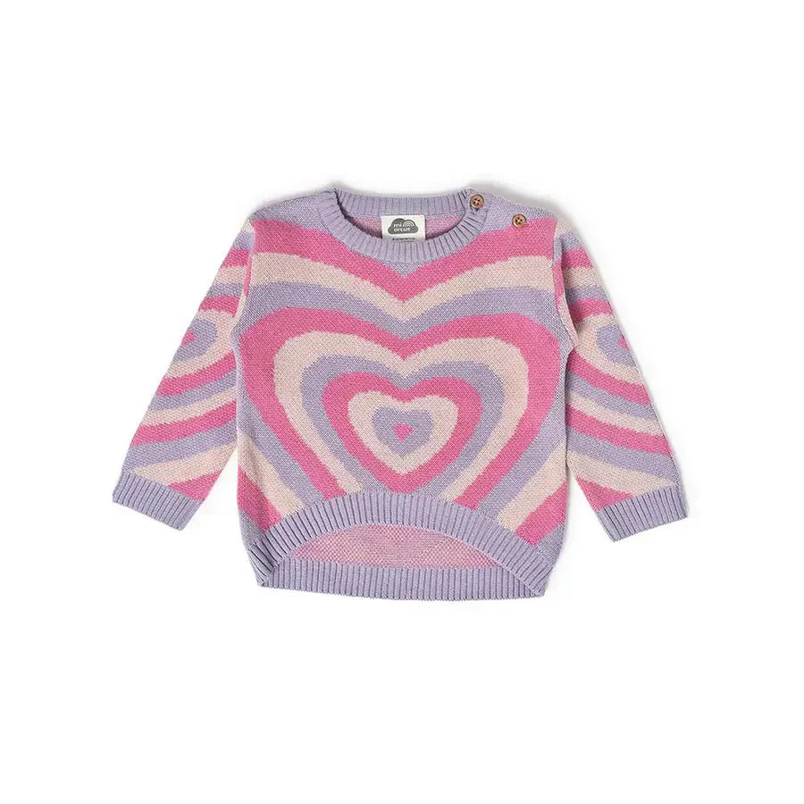 Frosty'Z Hearts Knitted Baby Sweatshirt