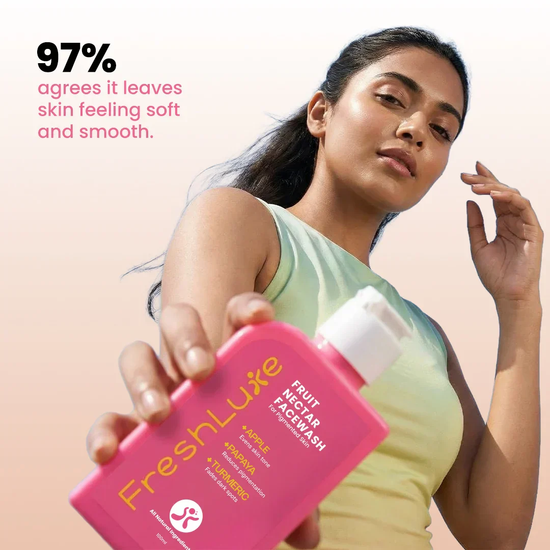 Fruit Nectar Face Wash | Glowing Skin & Reducing Dark Spots | Daily Use | 100 ml - Image 3